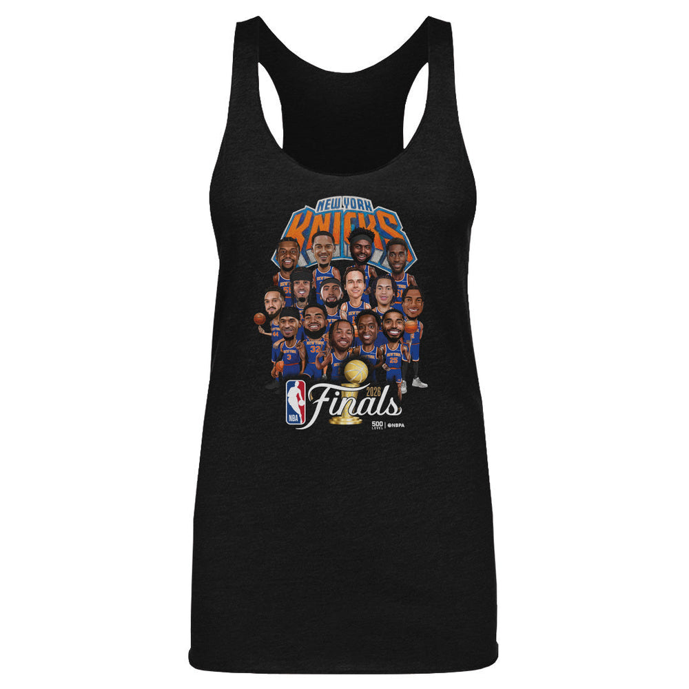 New York Knicks NBA Finals 2026 Caricature WHT (ONLINE ORDER ONLY)
