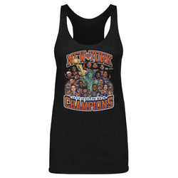 New York Knicks NBA Finals 2026 Champions Caricature WHT (ONLINE ORDER ONLY)