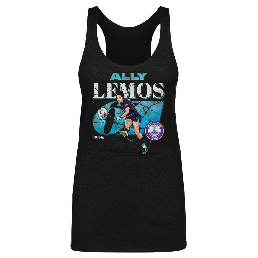 Ally Lemos Orlando Pride Cracked Number WHT (ONLINE ORDER ONLY)