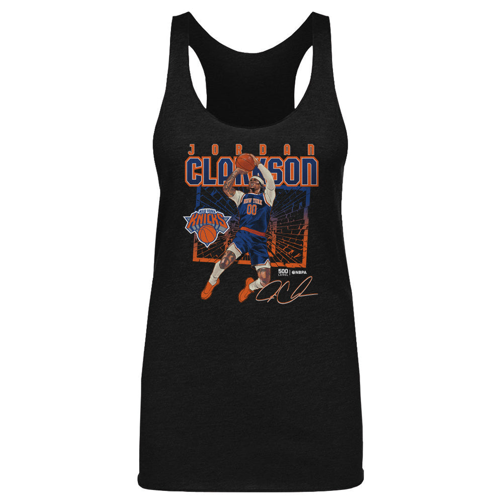 Jordan Clarkson New York Knicks Shattered WHT (ONLINE ORDER ONLY)