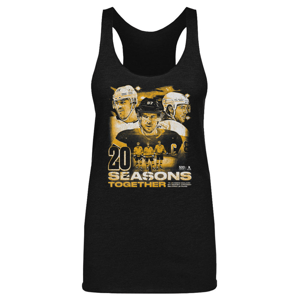Sidney Crosby Kris Letang & Evgeni Malkin Pittsburgh 20 Seasons WHT (ONLINE ORDER ONLY)
