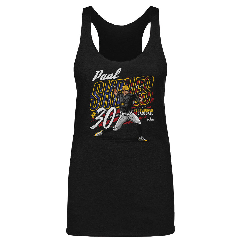 Paul Skenes Pittsburgh American Flag WHT