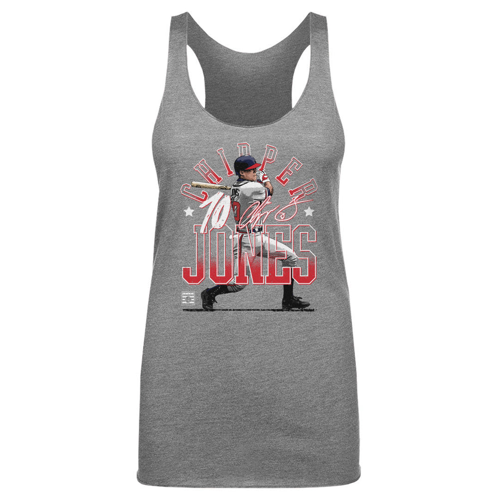 Chipper Jones Atlanta Arch WHT