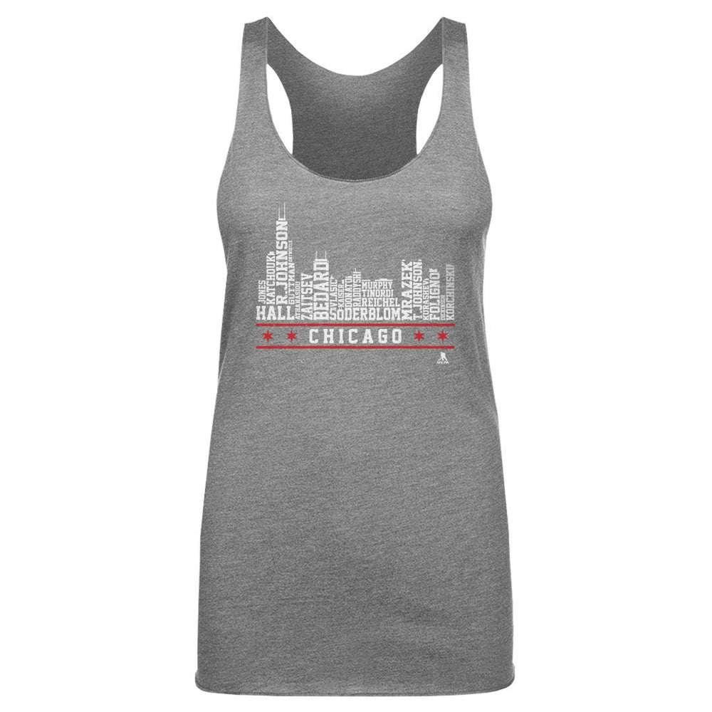 Chicago Hockey Roster Skyline 23 WHT (ONLINE ORDER ONLY)