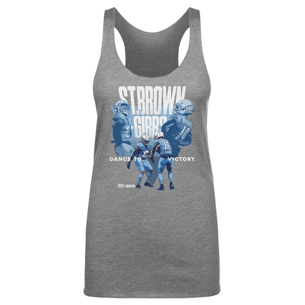 Jahmyr Gibbs & Amon Ra St. Brown Detroit Victory Dance WHT (ONLINE ORDER ONLY)
