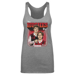 Luke Hughes & Jack Hughes New Jersey Step Brothers WHT (ONLINE ORDER ONLY)