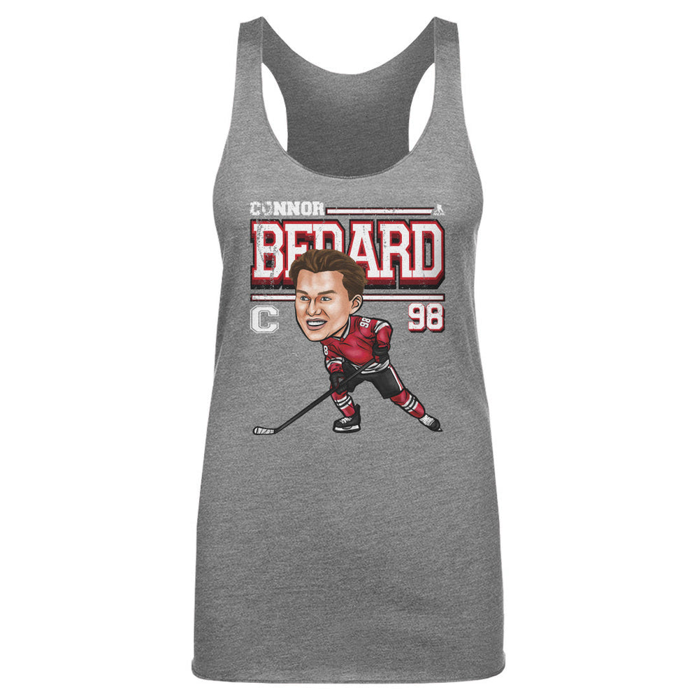 Connor Bedard Chicago Cartoon WHT (ONLINE ORDER ONLY)