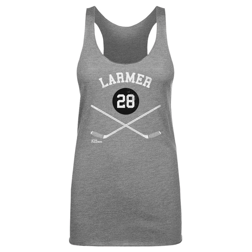 Steve Larmer Chicago 28 Sticks WHT (ONLINE ORDER ONLY)