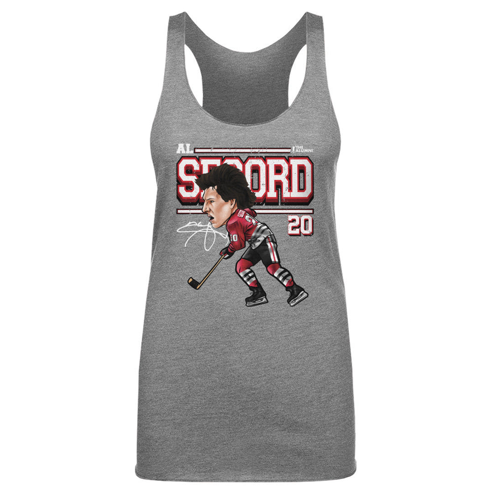 Al Secord Chicago Cartoon WHT (ONLINE ORDER ONLY)