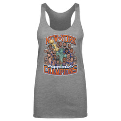 New York Knicks NBA Finals 2026 Champions Caricature WHT (ONLINE ORDER ONLY)