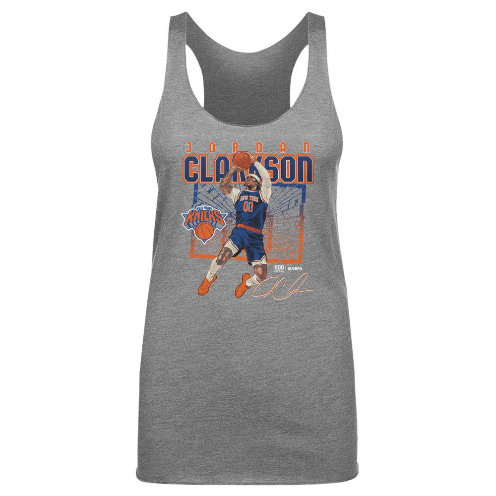 Jordan Clarkson New York Knicks Shattered WHT (ONLINE ORDER ONLY)