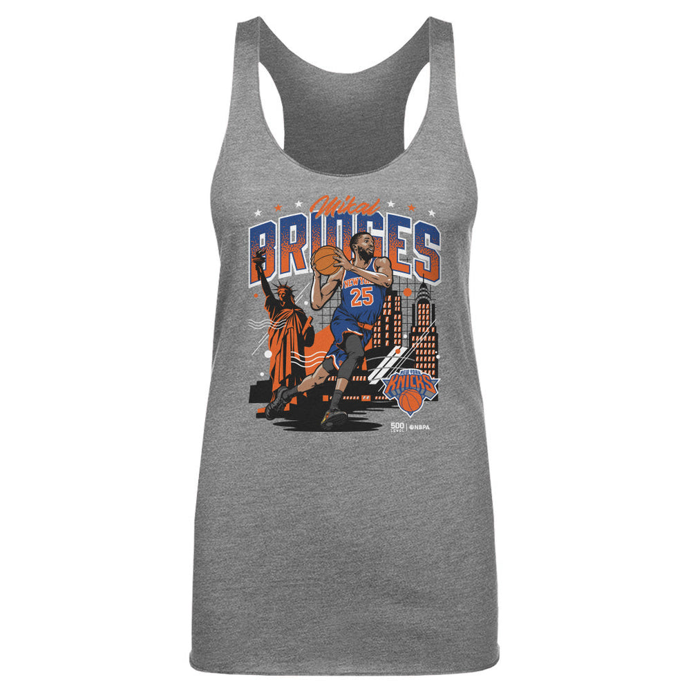 Mikal Bridges New York Knicks Skyline WHT (ONLINE ORDER ONLY)