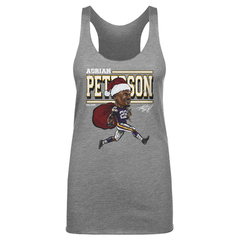 Adrian Peterson Minnesota Cartoon Santa Hat WHT (ONLINE ORDER ONLY)