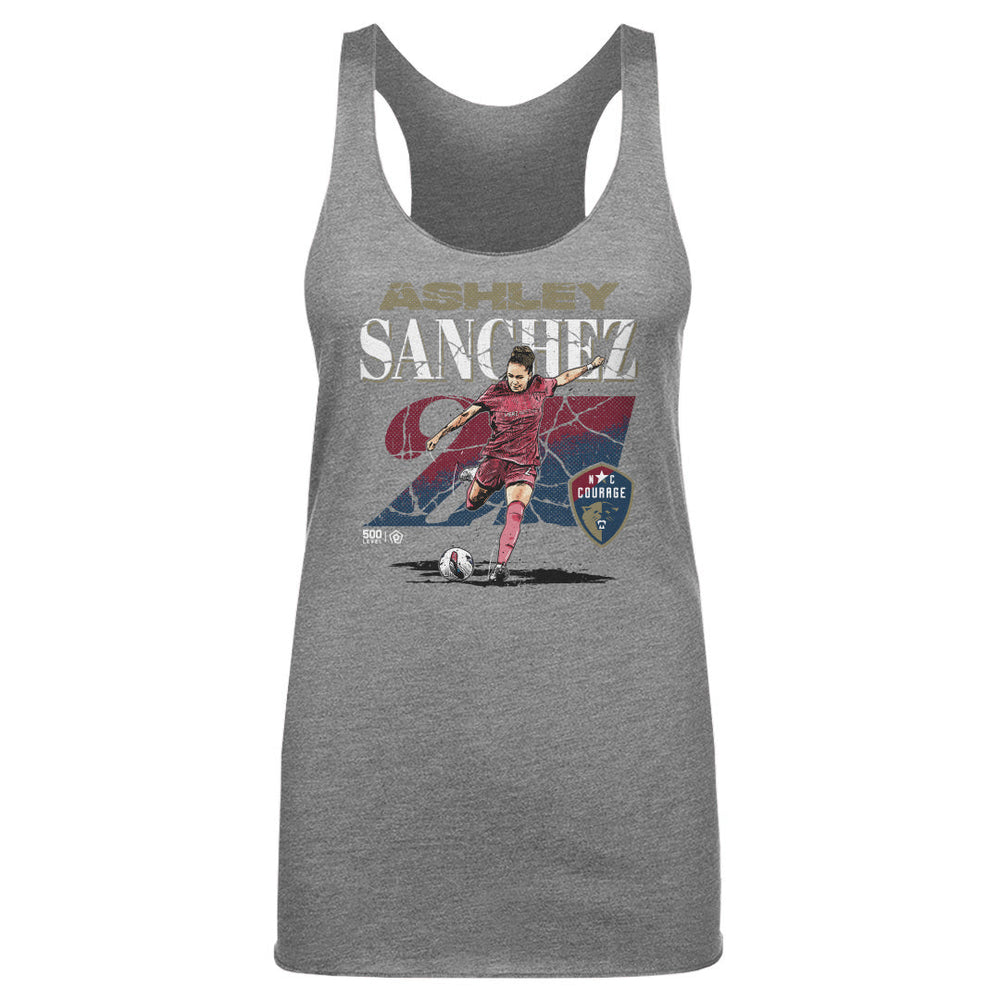 Ashley Sanchez North Carolina Courage Cracked Number WHT (ONLINE ORDER ONLY)
