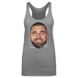 Travis Kelce Kansas City Vintage Head WHT