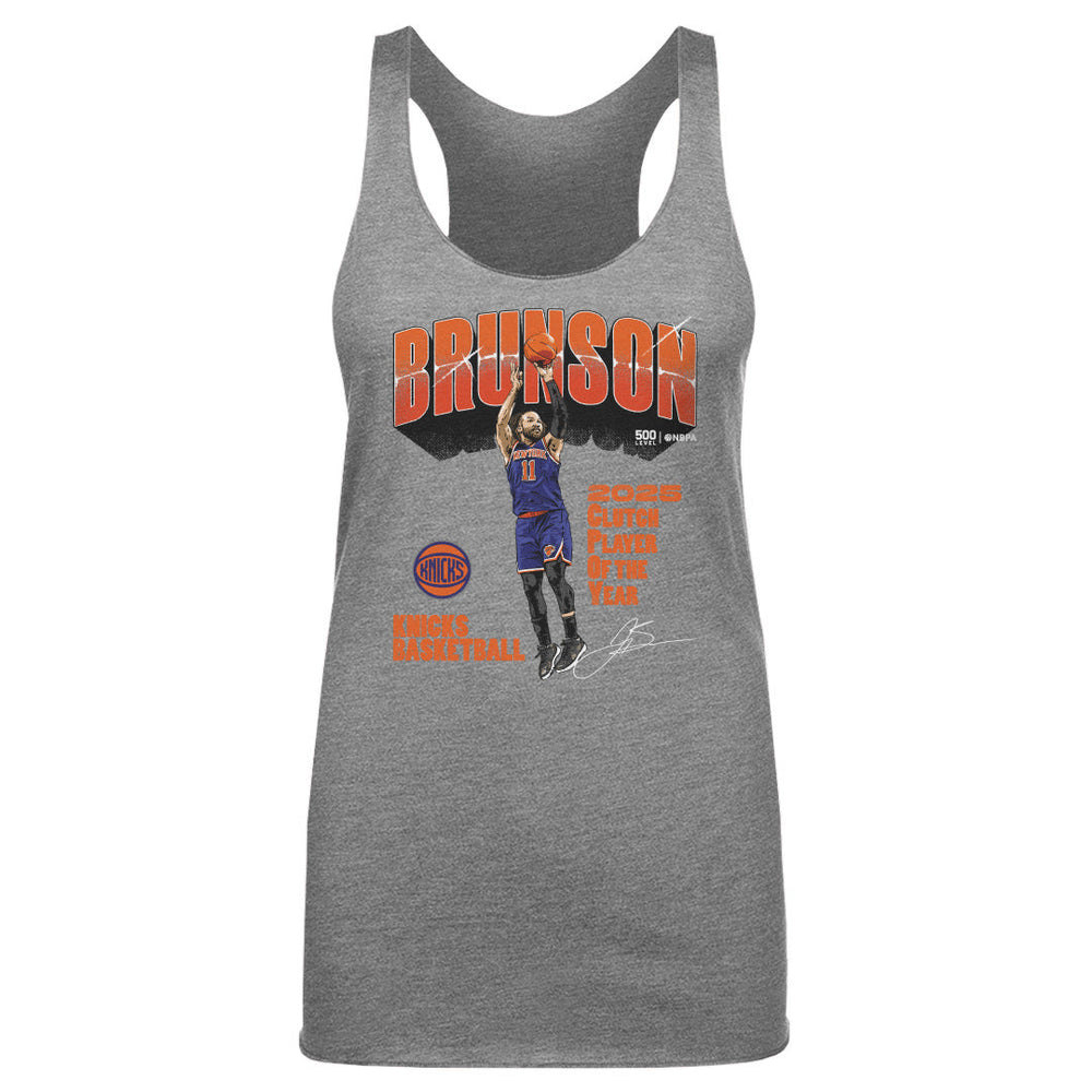Jalen Brunson New York Knicks 2025 Clutch Player Of The Year WHT (ONLINE ORDER ONLY)