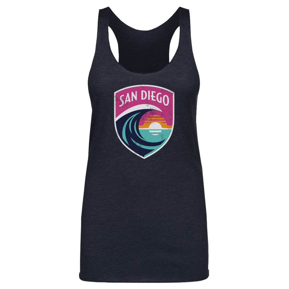San Diego Wave FC Vintage Primary Logo WHT (ONLINE ORDER ONLY)
