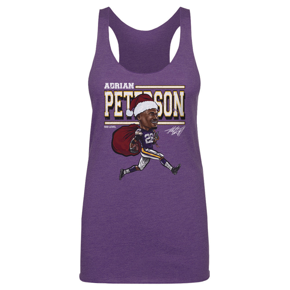 Adrian Peterson Minnesota Cartoon Santa Hat WHT (ONLINE ORDER ONLY)