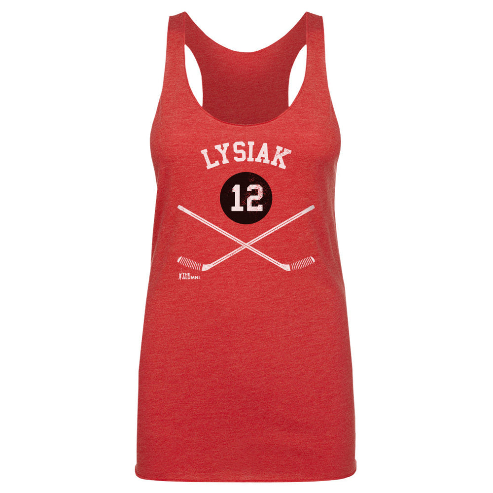 Tom Lysiak Chicago 12 Sticks WHT (ONLINE ORDER ONLY)