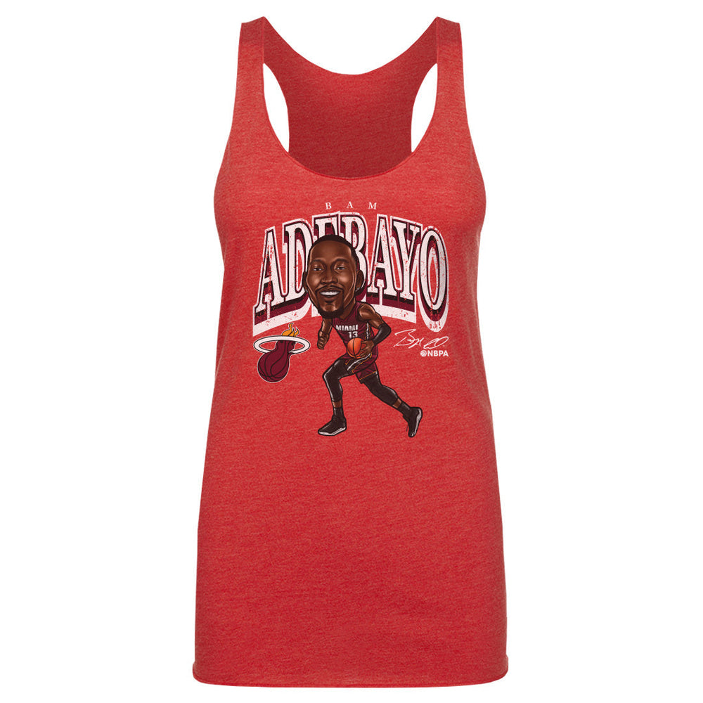 Bam Adebayo Miami Heat Cartoon WHT (ONLINE ORDER ONLY)