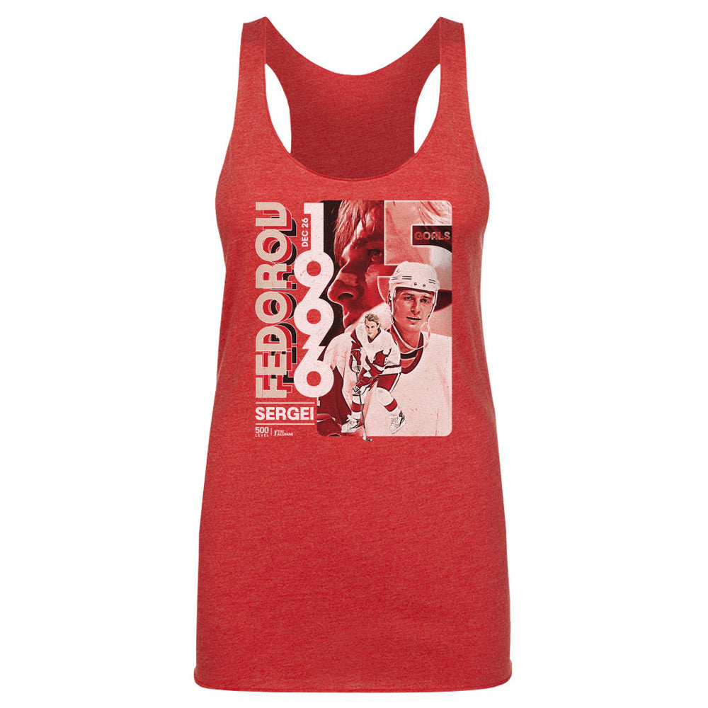 Sergei Fedorov Detroit 5 Goal Game 1996 WHT (ONLINE ORDER ONLY)