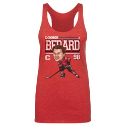 Connor Bedard Chicago Cartoon WHT (ONLINE ORDER ONLY)