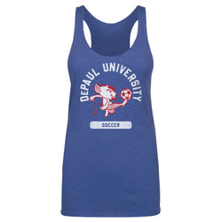 DePaul Blue Demons Mascot Soccer WHT (ONLINE ORDER ONLY)