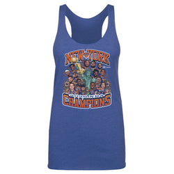 New York Knicks NBA Finals 2026 Champions Caricature WHT (ONLINE ORDER ONLY)