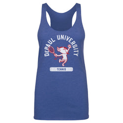 DePaul Blue Demons Mascot Tennis WHT (ONLINE ORDER ONLY)