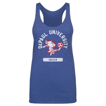 DePaul Blue Demons Mascot Soccer WHT