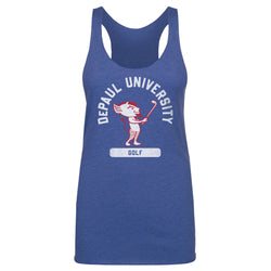 DePaul Blue Demons Mascot Golf WHT