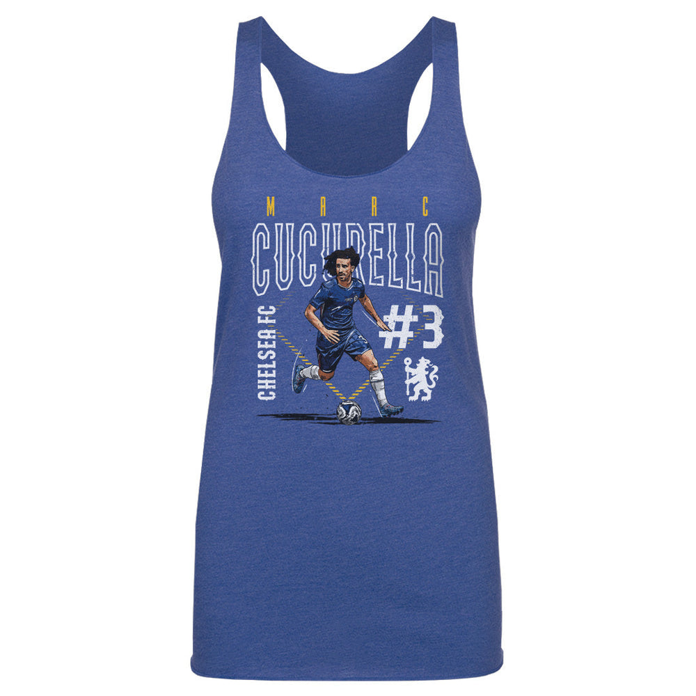 Marc Cucurella Chelsea FC Outline Number WHT (ONLINE ORDER ONLY)