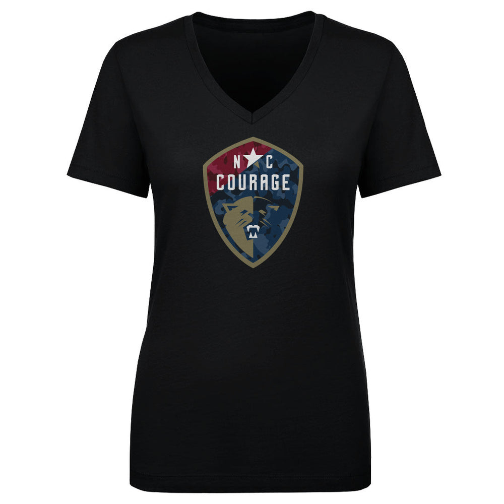 North Carolina Courage Camo Logo WHT (ONLINE ORDER ONLY)