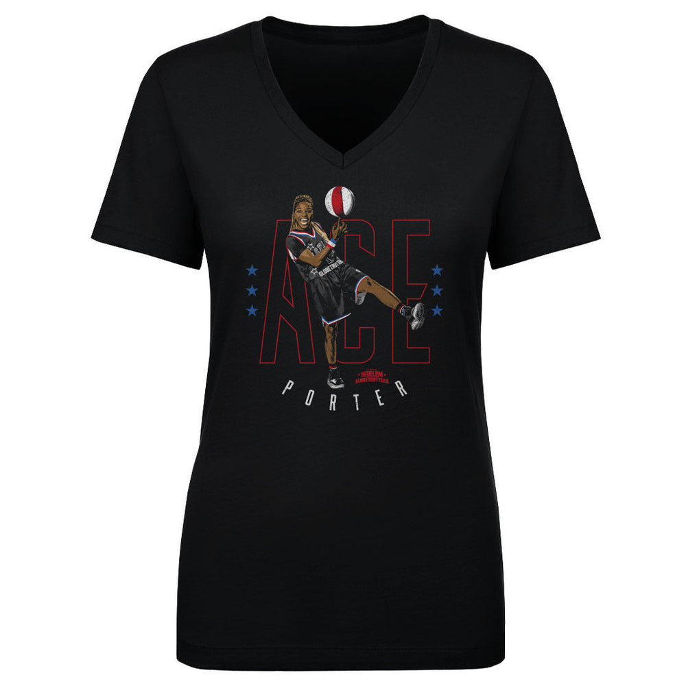 Ace Porter Harlem Globetrotters Outline WHT (ONLINE ONLY)