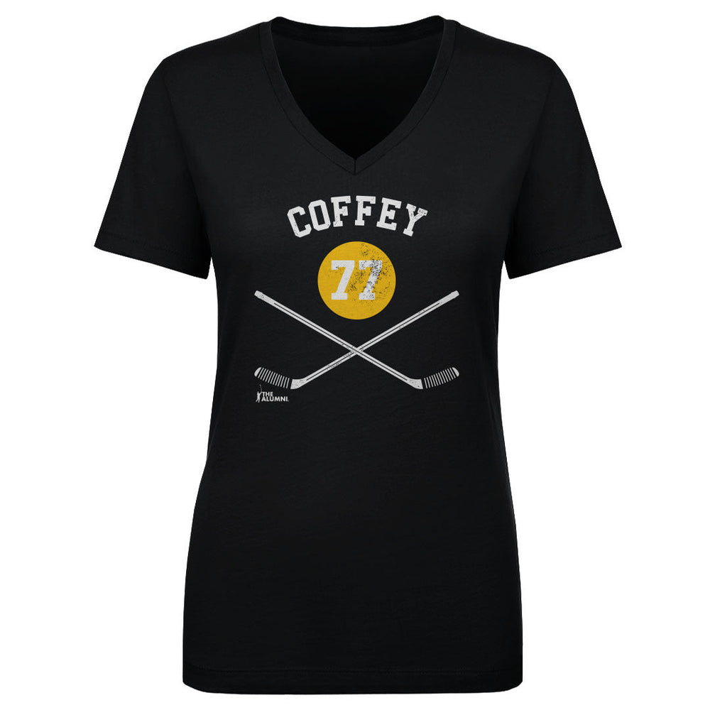 Paul Coffey Pittsburgh 77 Sticks WHT
