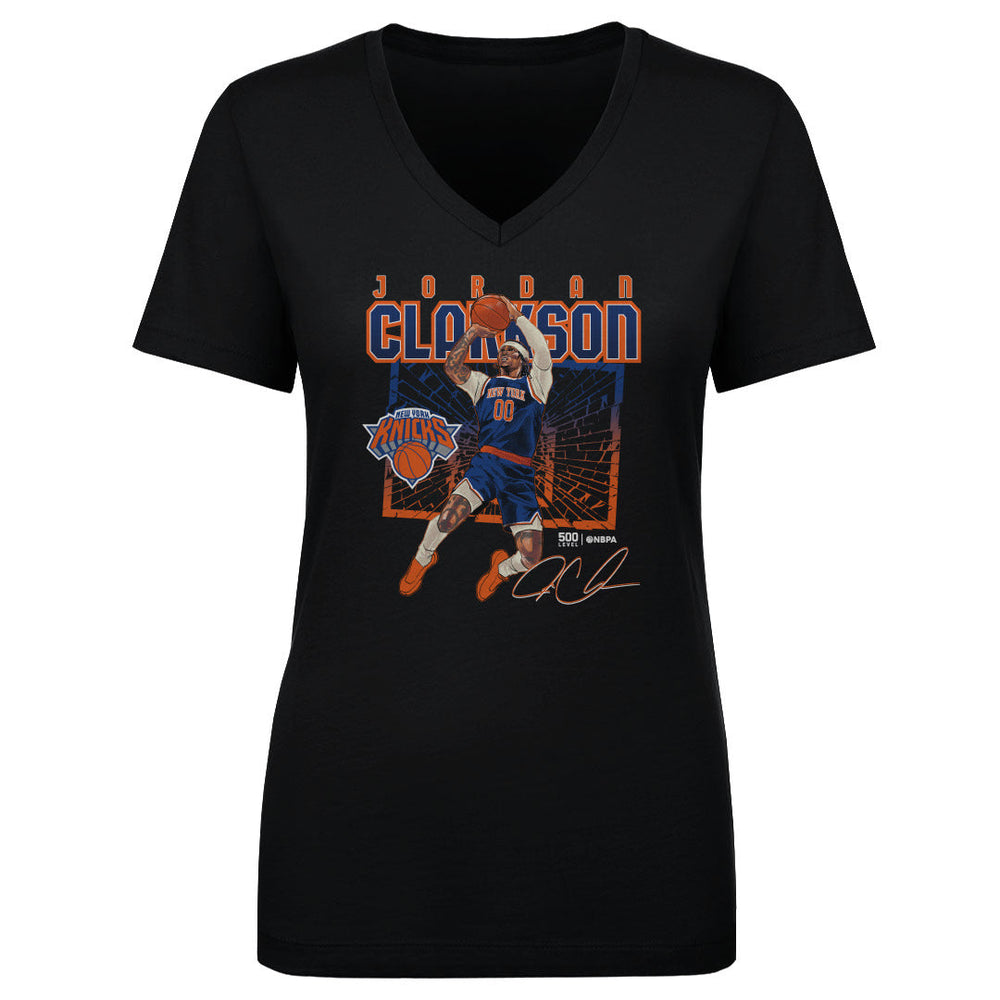 Jordan Clarkson New York Knicks Shattered WHT (ONLINE ORDER ONLY)