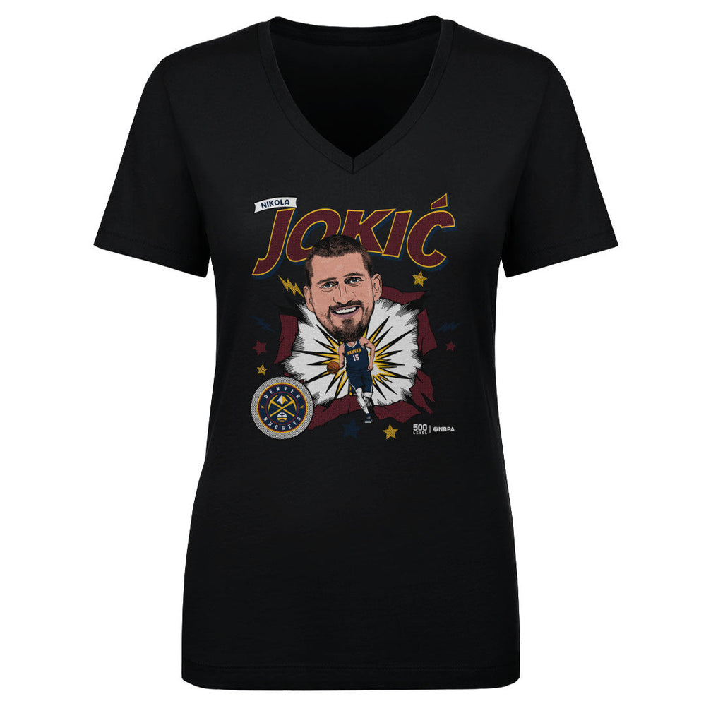Nikola Jokic Denver Nuggets Caricature Retro WHT (ONLINE ORDER ONLY)