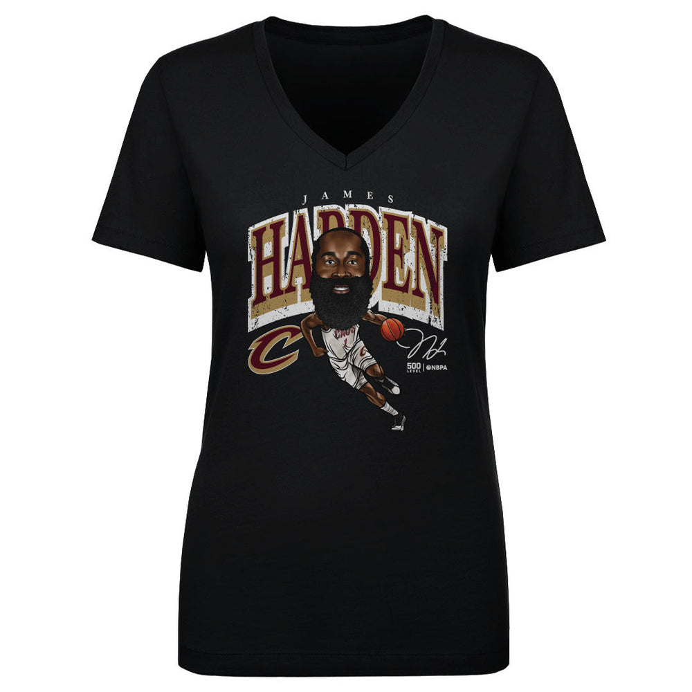 James Harden Cleveland Cavaliers Cartoon WHT (ONLINE ORDER ONLY)