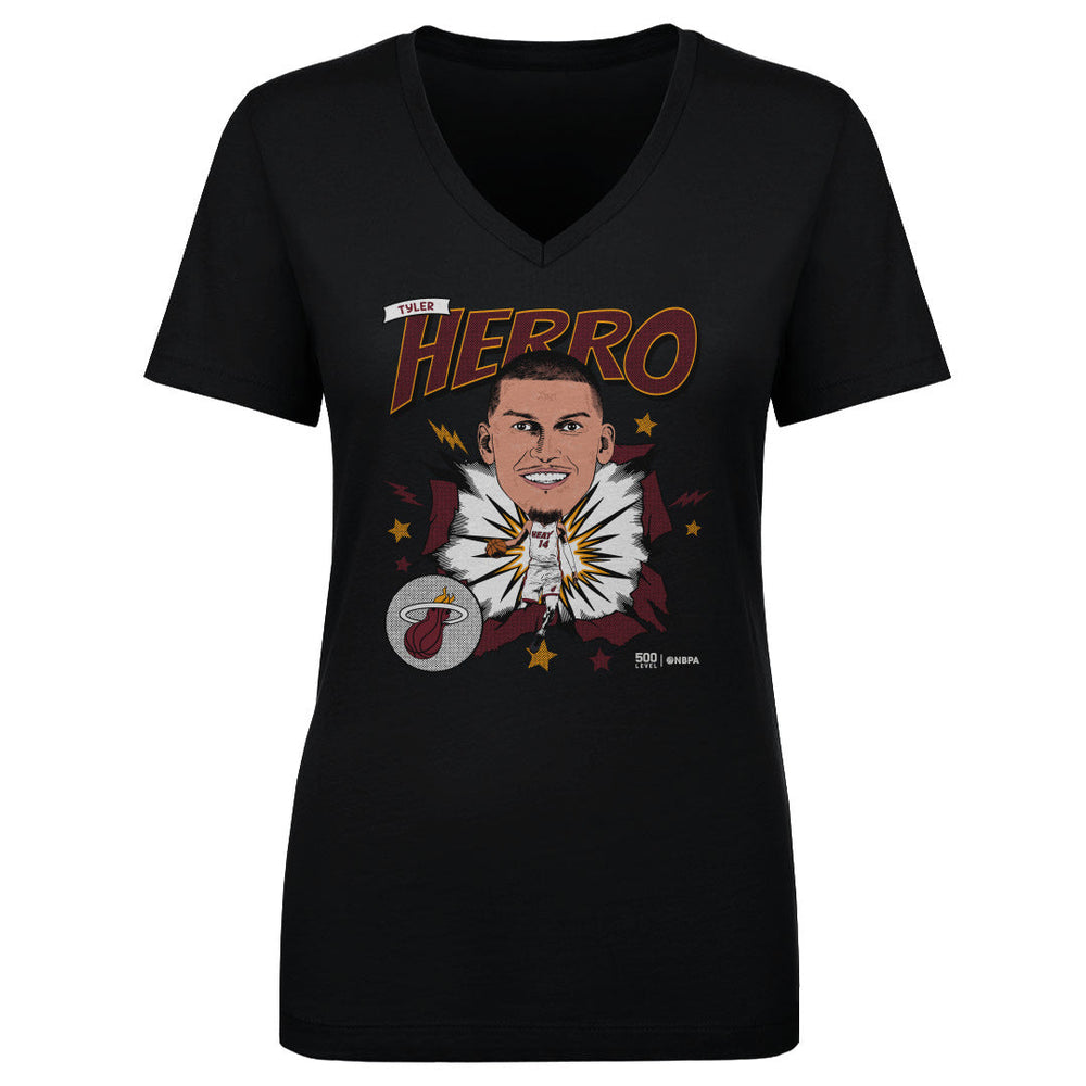 Tyler Herro Miami Heat Caricature WHT (ONLINE ORDER ONLY)