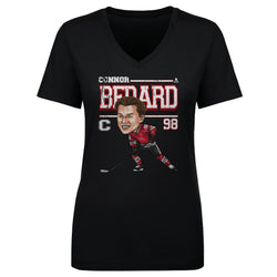 Connor Bedard Chicago Cartoon WHT (ONLINE ORDER ONLY)