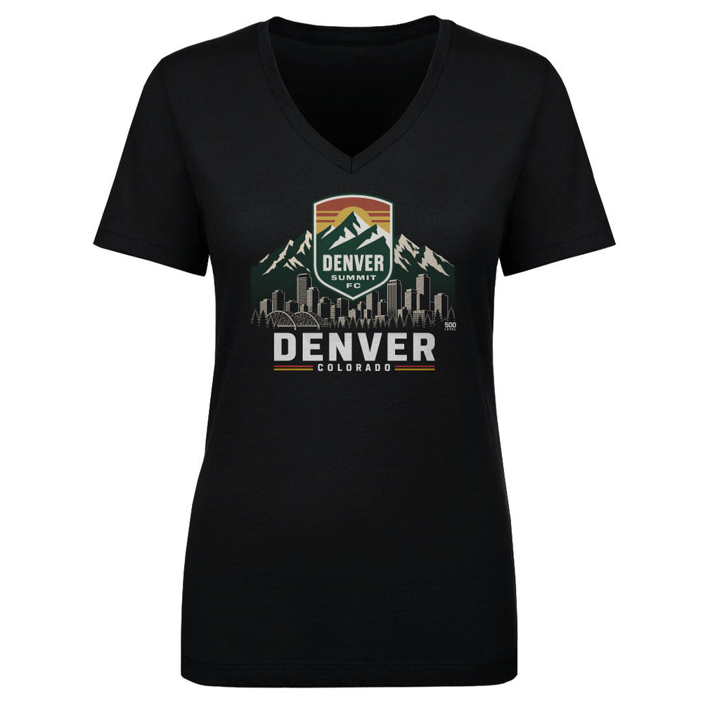 Denver Summit FC Skyline Logo WHT (ONLINE ORDER ONLY)