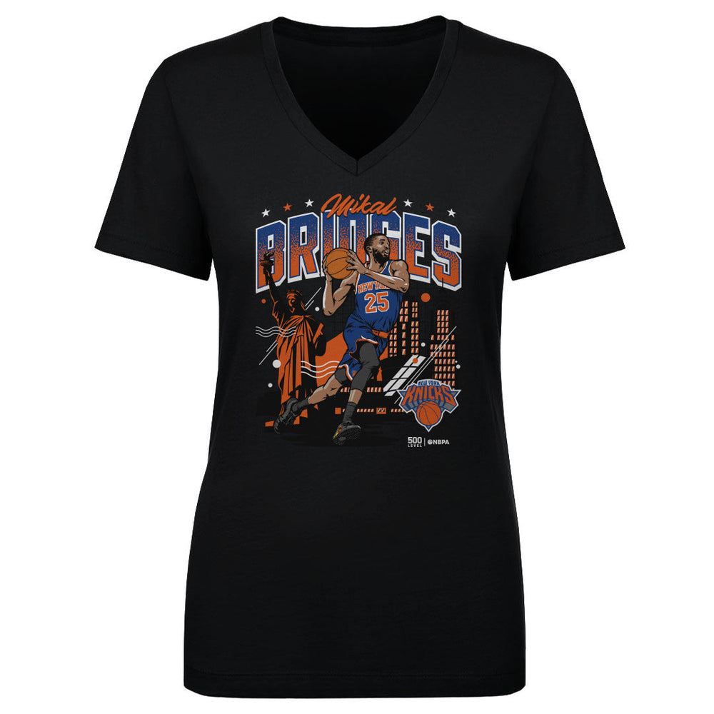 Mikal Bridges New York Knicks Skyline WHT (ONLINE ORDER ONLY)