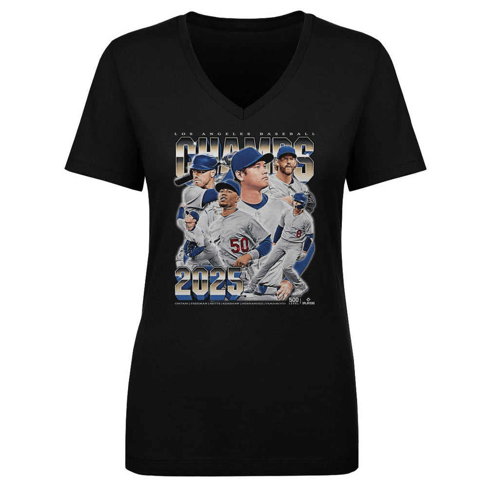 Los Angeles D Baseball 2025 Champs Vintage WHT (ONLINE ORDER ONLY)