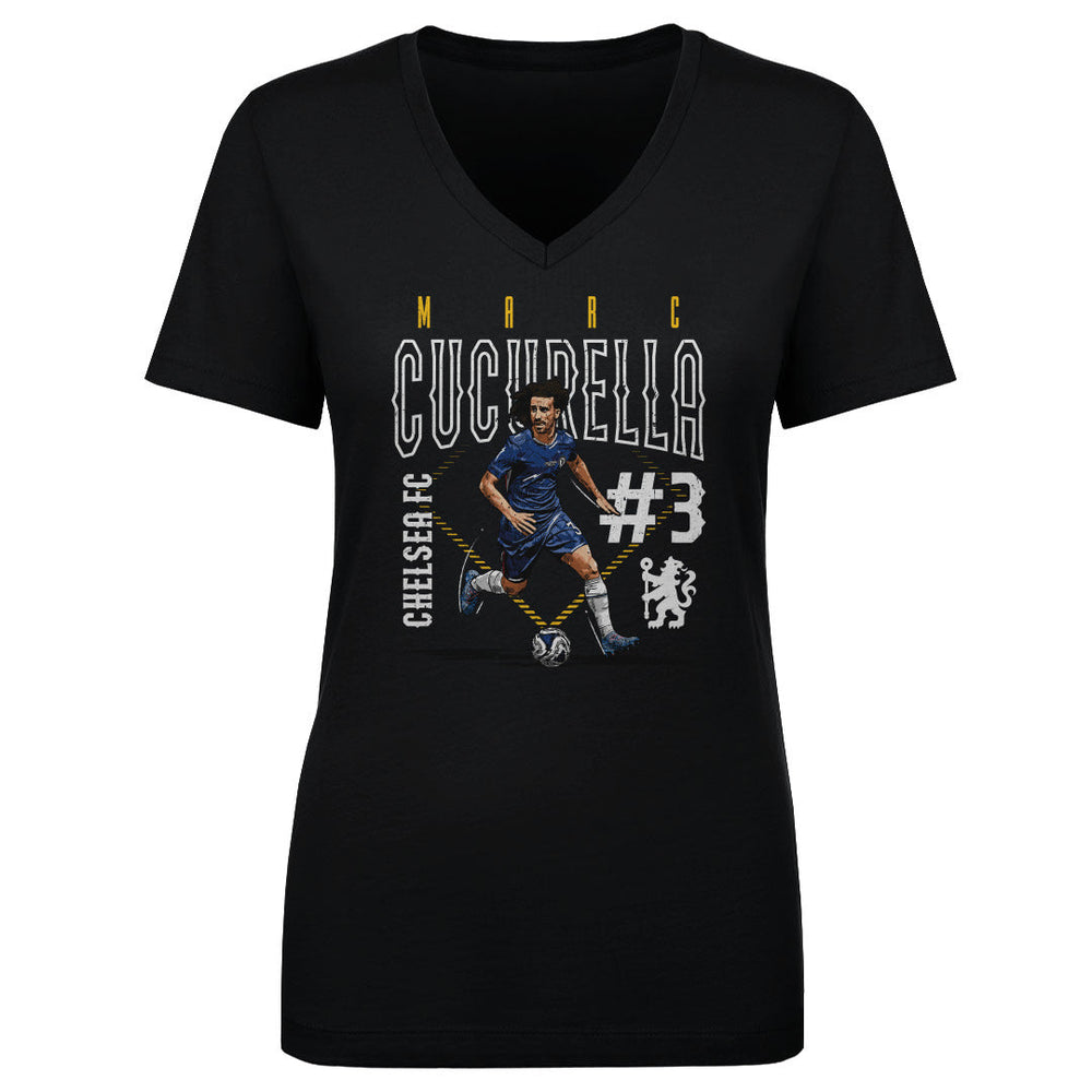 Marc Cucurella Chelsea FC Outline Number WHT (ONLINE ORDER ONLY)