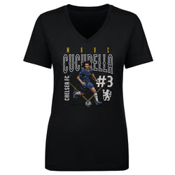 Marc Cucurella Chelsea FC Outline Number WHT (ONLINE ORDER ONLY)