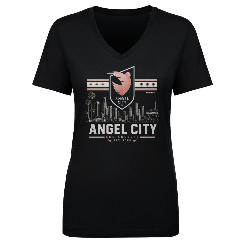 Angel City FC Skyline Logo WHT