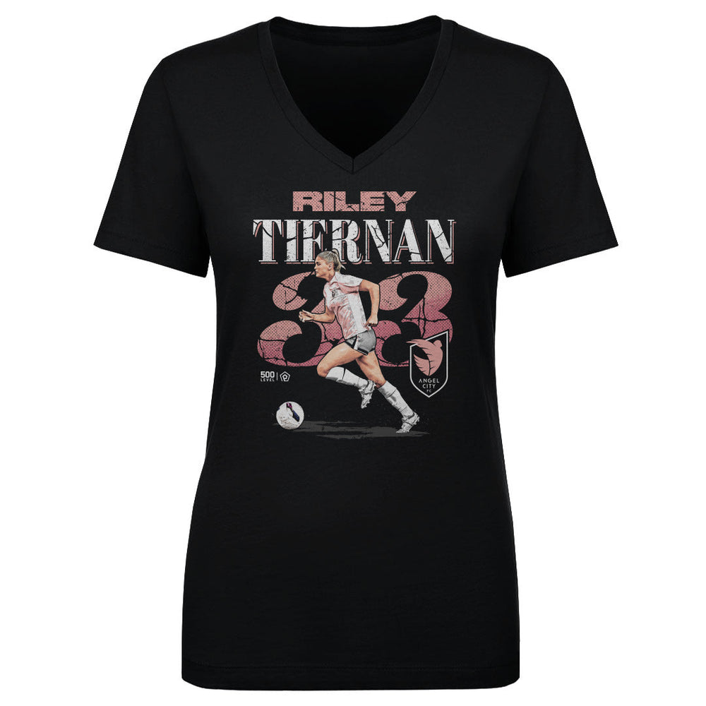 Riley Tiernan Angel City FC Cracked Number WHT
