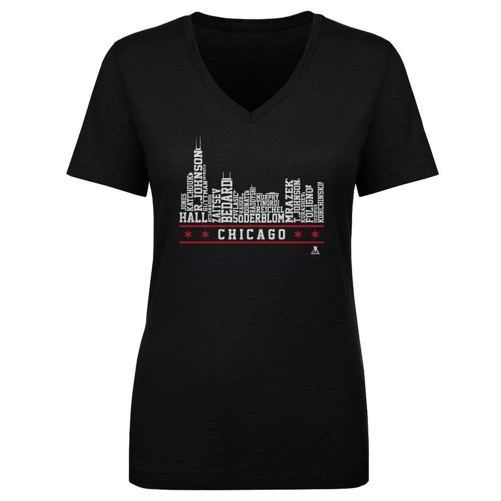 Chicago Hockey Roster Skyline 23 WHT (ONLINE ORDER ONLY)