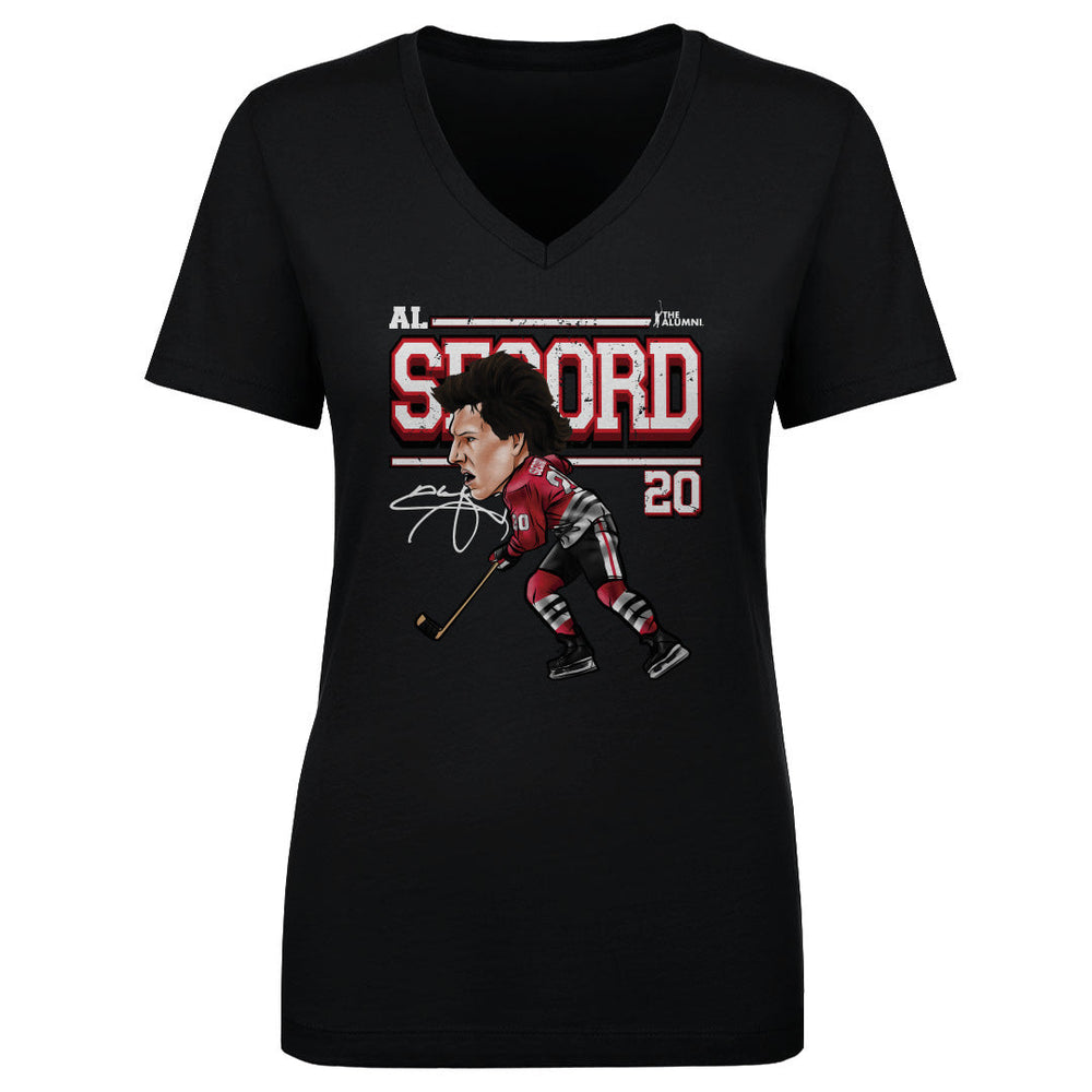 Al Secord Chicago Cartoon WHT (ONLINE ORDER ONLY)