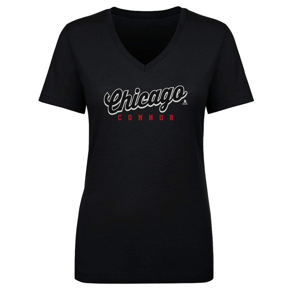 Connor Bedard Chicago Script Connor WHT (ONLINE ORDER ONLY)